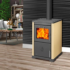 Teplovodné krbové kachle