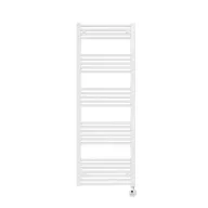   Elektrický radiátor na uteráky Hunor 600 x 1600, rovný, biely, digitálny 900 W