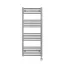 Elektrický radiátor na uteráky Hunor 600 x 1600, rovný, chrómový, digitálny 900 W