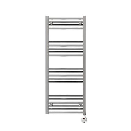 Elektrický radiátor na uteráky Hunor 500 x 1200, rovný, chrómový, digitálny, 700 W