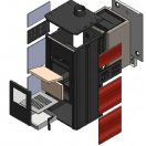 Blist Roma E 3.0 – Teplovodná krbová pec s keramickým obkladom (9 kW)