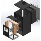 Blist B2 E 4.0 – Teplovodná krbová pec (9 kW)