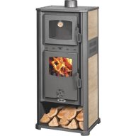   Roma S 5.0 – Kachľová krbová pec s rúrou a keramickým obkladom (8.3 kW)