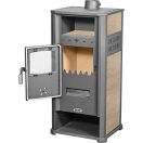 Ambasador S 5.0 – Kachľová krbová pec s keramickým obkladom (7.9 kW)