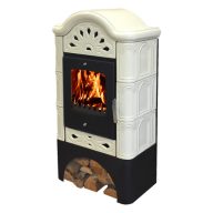 Benedetto keramický kachľový krb (biely) 5,5 kW