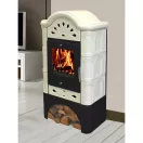 Benedetto keramický kachľový krb (biely) 5,5 kW