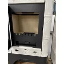 Benedetto keramický kachľový krb (biely) 5,5 kW