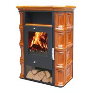 Bonn keramický kachľový krb (zlatohnedá) 6 kW