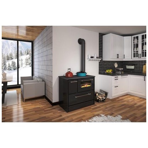 Sporák Hunor 701 Omega čierny (pravársky) 9 kW