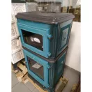 Liatinový krb Hunor 8010, tyrkysový 7 kW