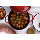 Hlboký liatinový hrniec Hossé, bordová 4l