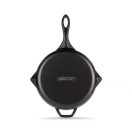 Emajlová liatinová panvica Hossé, čierna, Ø28cm