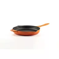 Emajlová liatinová panvica Hossé, oranžová, Ø28cm