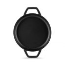 Emajlová Liatinová panvica s dvoma rukoväťami Hossé, čierna, Ø22см