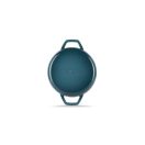 Emajlová Liatinová panvica s dvoma rukoväťami Hossé, modrá, Ø22см