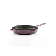 Emajlová liatinová panvica Hossé, fialová, Ø28cm