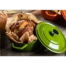 Hlboký liatinový hrniec Hossé, zelená 3,1l