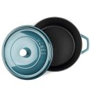 Hlboký liatinový hrniec Hossé, modrá 3,1l