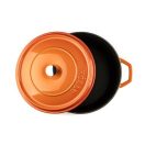 Hlboký liatinový hrniec Hossé, oranžová 4,4l