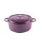Hlboký liatinový hrniec Hossé, fialová 3,1l
