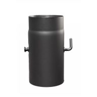 Dymovod 120mm x 250mm s klapkou s krátkym tiahlom (1,5mm)
