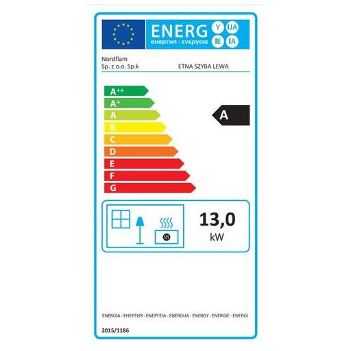 Nordflam Etna ECO krbová vložka  13kW (ľavák)
