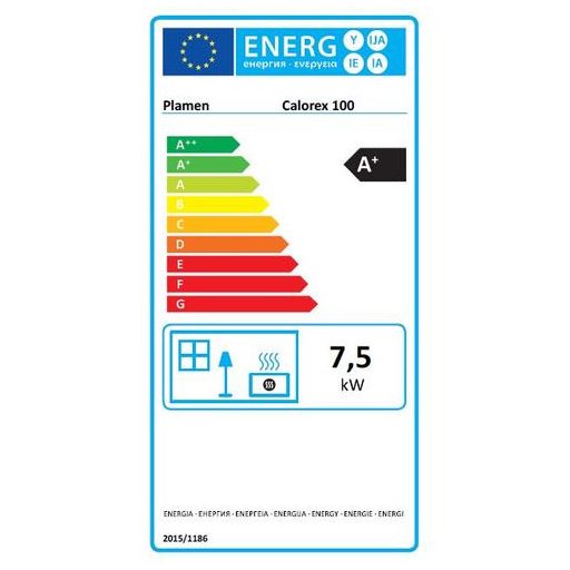 Warnex Calorex 100 sporák, biela 7,5 kW