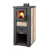 Kachľový krb LAVA, béžový 6,5 kW