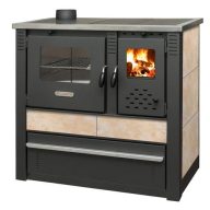 Sporák Panonia (béžová, ľavá verzia) 10 kW