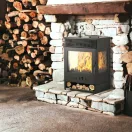 TKS-12 kachle s 3 sklami, ventilátor na cirkuláciu vzduchu 10 kW