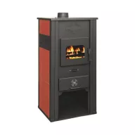 Termo Etaz teplovodné krbové kachle 22kW (červená)