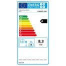 Termo Elegant Luxx N béžová – Kachľová krbová pec s klenutým sklom (8.3 kW)