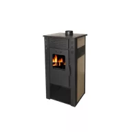   Termo Etaz A béžová – Teplovodná krbová pec s kachľovým obkladom (24.5 kW)
