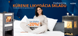 Zrekonštruujte svoj domov inteligentne! Predsezónny výpredaj kúrenia so zľavou 20 % na všetko!
